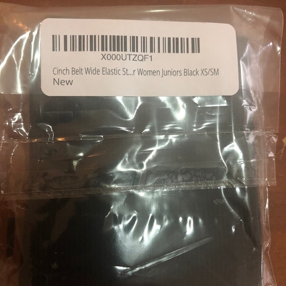 BNWT - Black Stretch Clasp Belt, size S - Picture 3 of 3